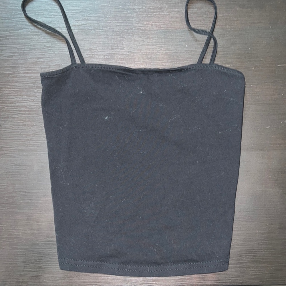 Black crop top